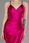 Partykleid Kurz Fuchsie ABK2078