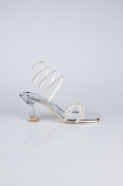 Party-Schuhe Steinbesetzt Silber AB2002