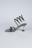 Party-Schuhe Steinbesetzt Platin AB2002