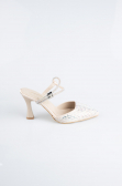 Stiletto Satin Hautfarben MJ5165