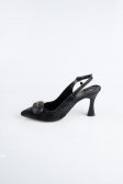 Stiletto Laserschnitt Schwarz MJL5164