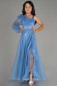 Abendkleid für Kinder Lang Indigo ABU2453