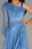 Abendkleid für Kinder Lang Indigo ABU2453