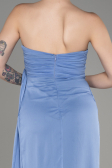 Abschlusskleid Lang Chiffon Indigo ABU3947