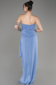 Abschlusskleid Lang Chiffon Indigo ABU3947