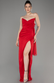 Abschlusskleid Lang Chiffon Rot ABU3947