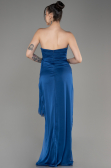 Abschlusskleid Lang Chiffon Sächsischblau ABU3947