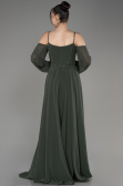 Abendkleid Lang Chiffon Khaki ABU3914