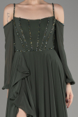 Abendkleid Lang Chiffon Khaki ABU3914
