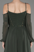 Abendkleid Lang Chiffon Khaki ABU3914