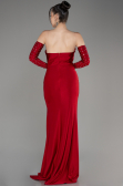 Rot Abendkleid Lang ABU3824
