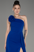 Abendkleid Lang Chiffon Sächsischblau ABU3974