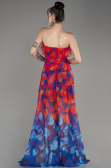Abendkleid Lang Fuchsie ABU3975