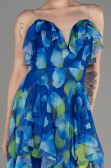 Abendkleid Lang Sächsischblau ABU3975