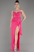 Abschlusskleid Lang Chiffon Fuchsie ABU3947