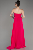 Abendkleid Lang Chiffon Fuchsie ABU3974