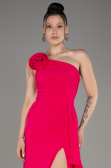 Abendkleid Lang Chiffon Fuchsie ABU3974