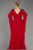 Rot Abendgarderobe İn Großen Größen Chiffon Lang ABU3543