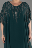 Smaragdgrün Abendgarderobe İn Großen Größen Chiffon ABT111
