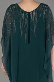 Smaragdgrün Abendgarderobe İn Großen Größen Chiffon ABT111