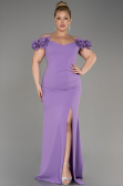Lila Abschlusskleid In Übergröße Lang ABU3946