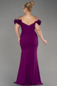 Violett Abschlusskleid In Übergröße Lang ABU3946