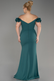 Smaragdgrün Abschlusskleid In Übergröße Lang ABU3946