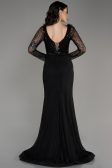 Abendkleid Lang Schwarz ABU3283