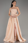 Abendkleid Lang Beige ABU4015