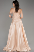 Abendkleid Lang Beige ABU4015