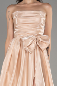 Abendkleid Lang Beige ABU4015