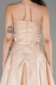 Abendkleid Lang Beige ABU4015