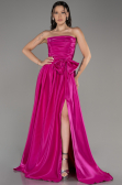 Abendkleid Lang Fuchsie ABU4015