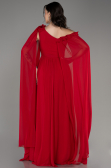 Abendkleid Lang Chiffon Rot ABU4001