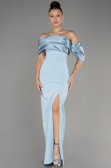 Abendkleid Lang Eisblau ABU4024