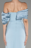 Abendkleid Lang Eisblau ABU4024