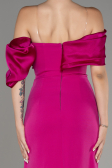 Abendkleid Lang Fuchsie ABU4024