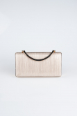 Kästchen-Tasche Laserschnitt Gold V258