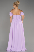 Lila Abendgarderobe İn Großen Größen Chiffon Lang ABU3738