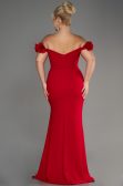 Abschlusskleid In Übergröße Lang Rot ABU3946
