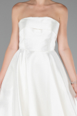 Partykleid Lang Weiß ABU4049