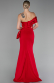 Abendkleid im Meerjungfrau-Stil Lang Rot ABU4115