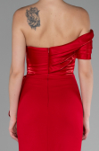 Abendkleid im Meerjungfrau-Stil Lang Rot ABU4115