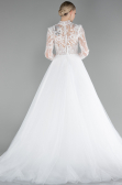Hochzeitskleider Lang Weiß ABU4107