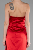Abendkleid Lang Satin Rot ABU4174
