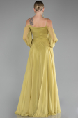 Abendkleid Lang Chiffon Pistaziengrün ABU4165