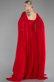 Standesamtkleid Lang Chiffon Rot ABU4158