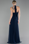 Abschlusskleid Lang Marineblau ABU4188