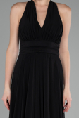Abschlusskleid Lang Schwarz ABU4188
