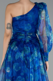 Abendkleid Lang Sächsischblau ABU4206